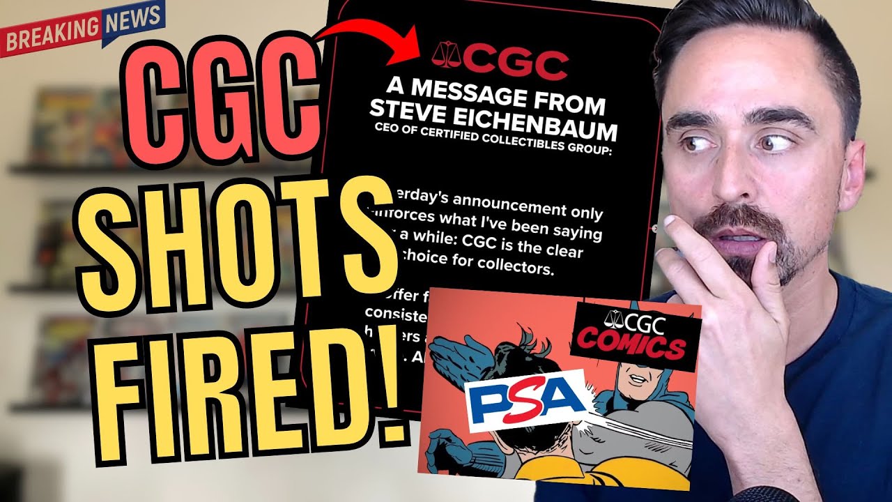 Срочная новость! Генеральный директор CGC Стив Эйнхенбаум критикует приобретение PSA Beckett. Мен...