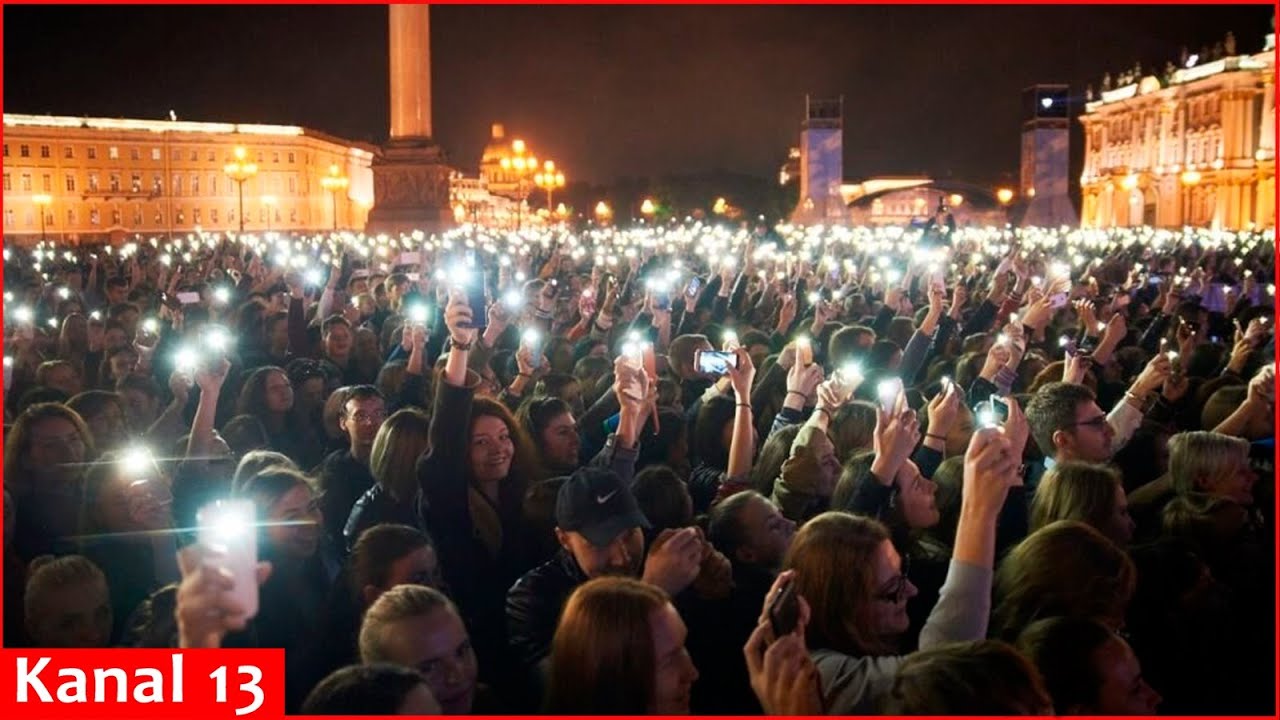 Смелый протест против путинской России в Санкт-Петербурге: молодёжь требует перемен на улицах