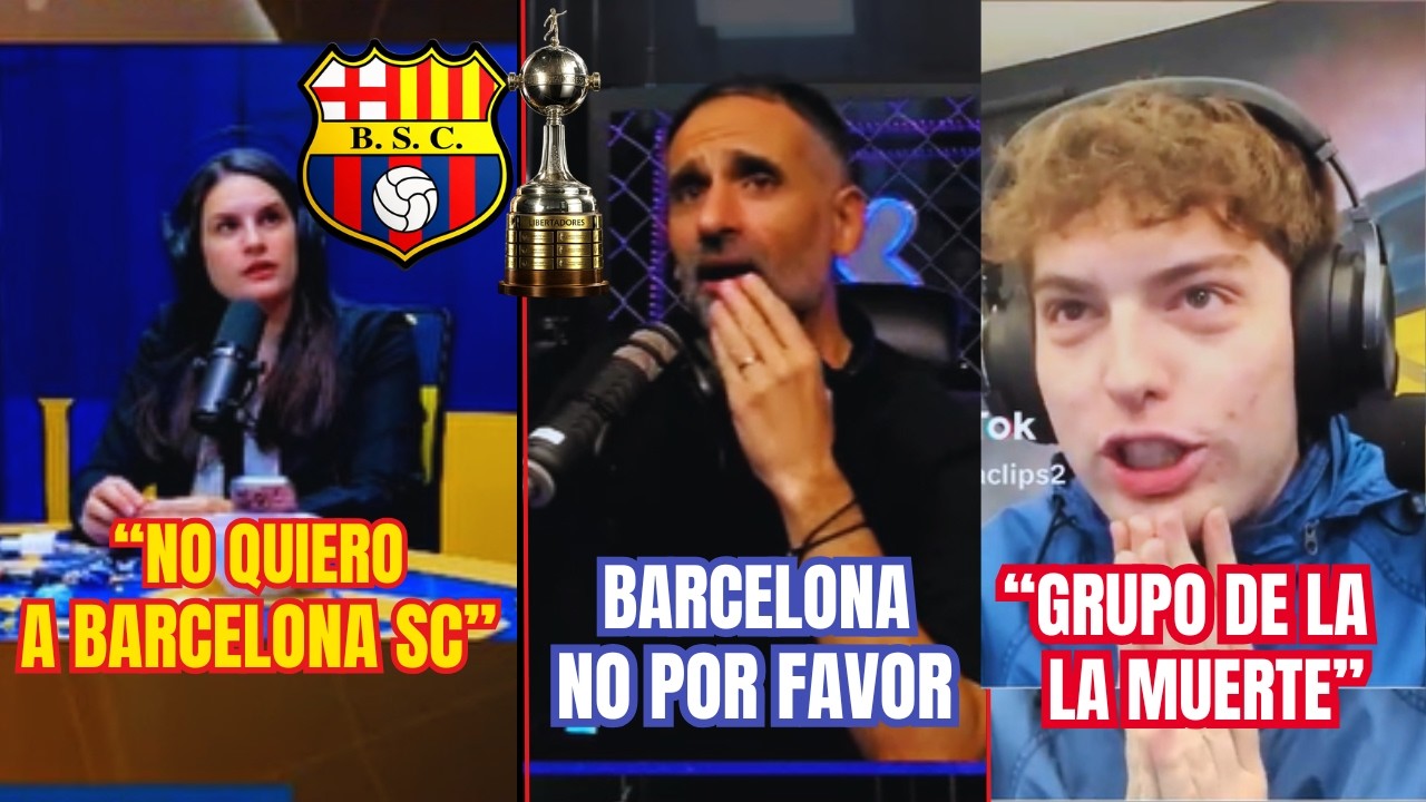 🚨 ESCÁNDALO HINCHAS DE BOCA EXPLOTAN AL VER A BARCELONA SC EN SU GRUPO DE LIBERTADORES