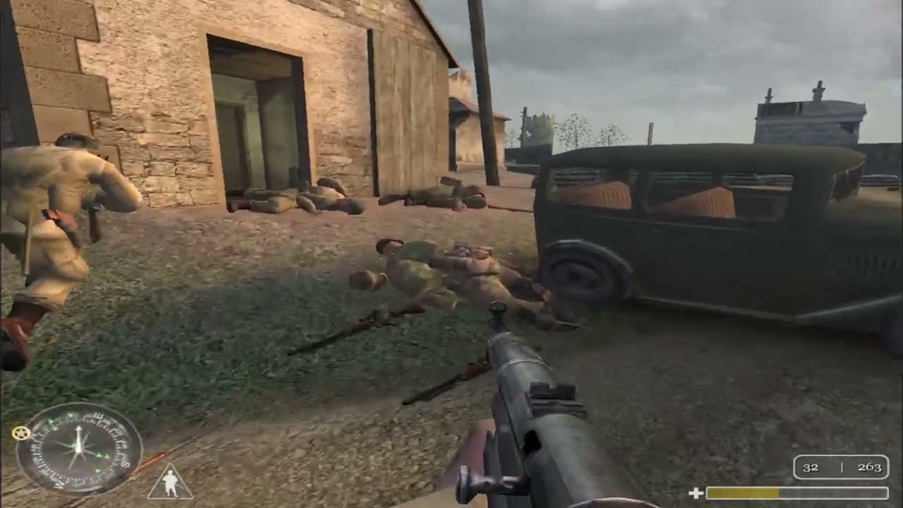 Call of Duty: 1 | Normandia droga N13 oraz Dwor Brecourt #2