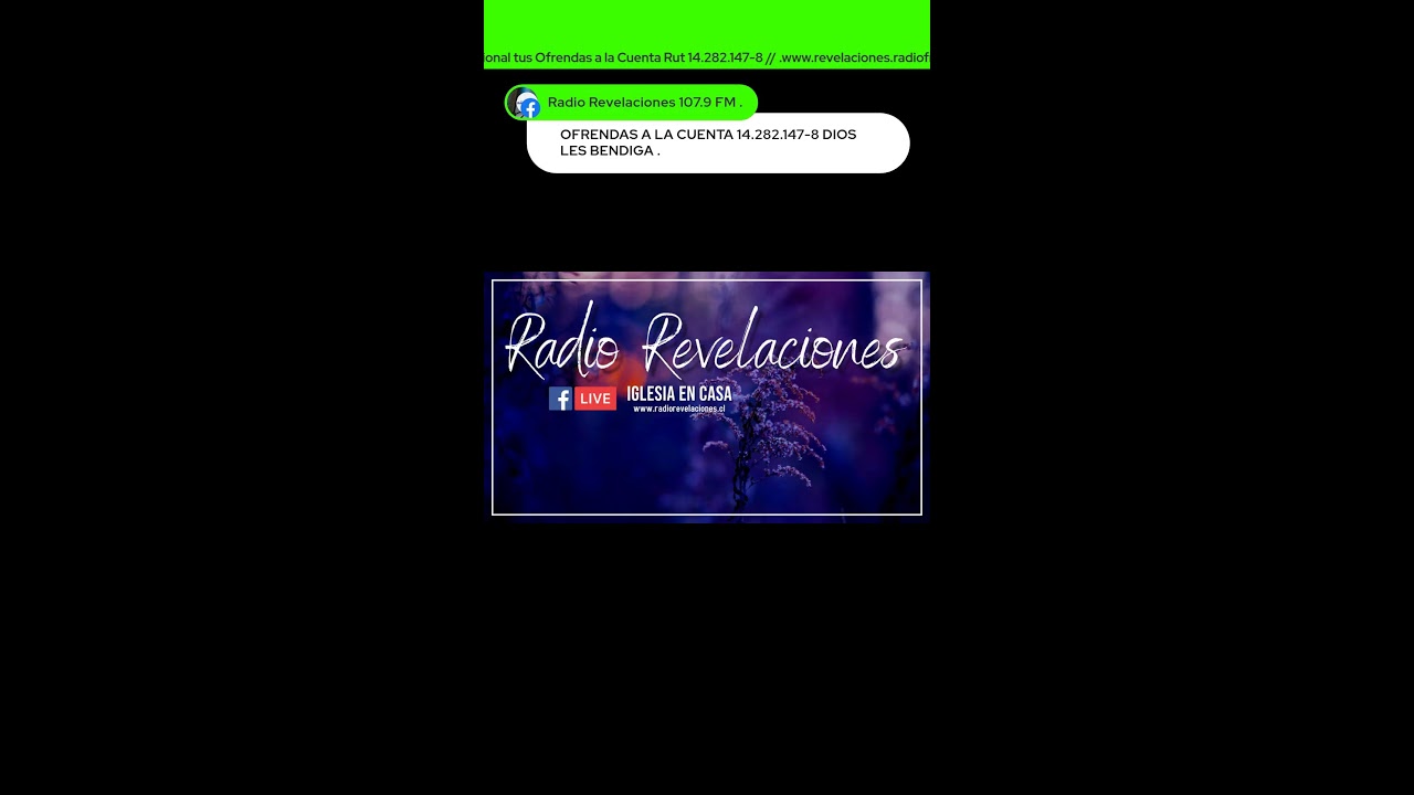 RADIO  REVELACIONES 107.9 FM VALDIVIA . 📱