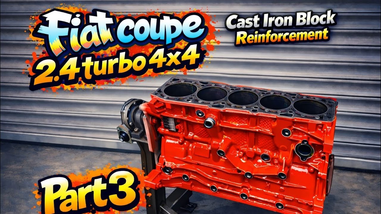 Fiat Coupe 2.4 Turbo 4X4 Cast Iron Block Reinforcement Part 3