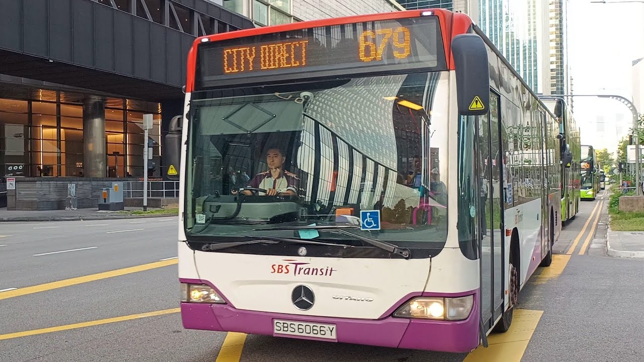 [4K車外風景] (無断横断の聖地 😂) 通勤特急バスの並び 2026年02月09日 City Direct Buses ft. SBS6066Y 679, SG5813B 982E new perm