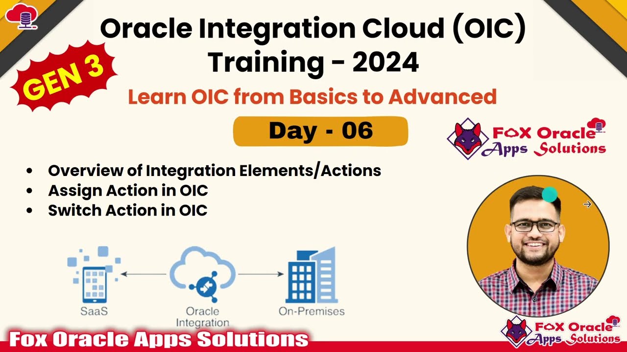 Day 6 Oracle Integration Cloud (OIC) Training: Integration Canvas, Assign & Switch Actions Explained