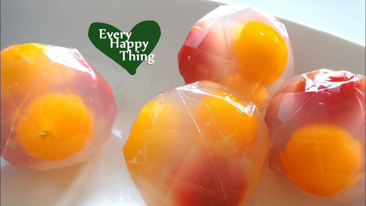 (*´ー`*) Sweet Tomatoes with Honey Lemon Jell-O はちみつレモントマトのゼリー Recipe/レシピ