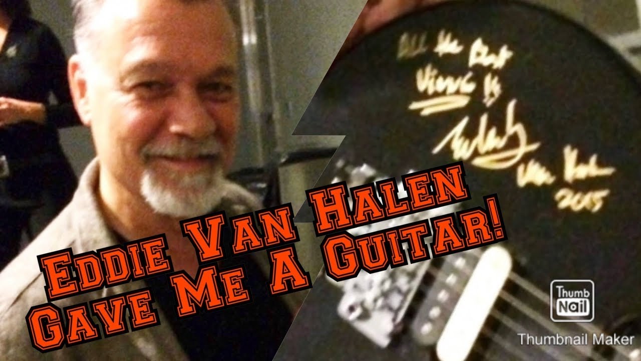 Van Halen Stories #4 Edward gave me a Guitar!
