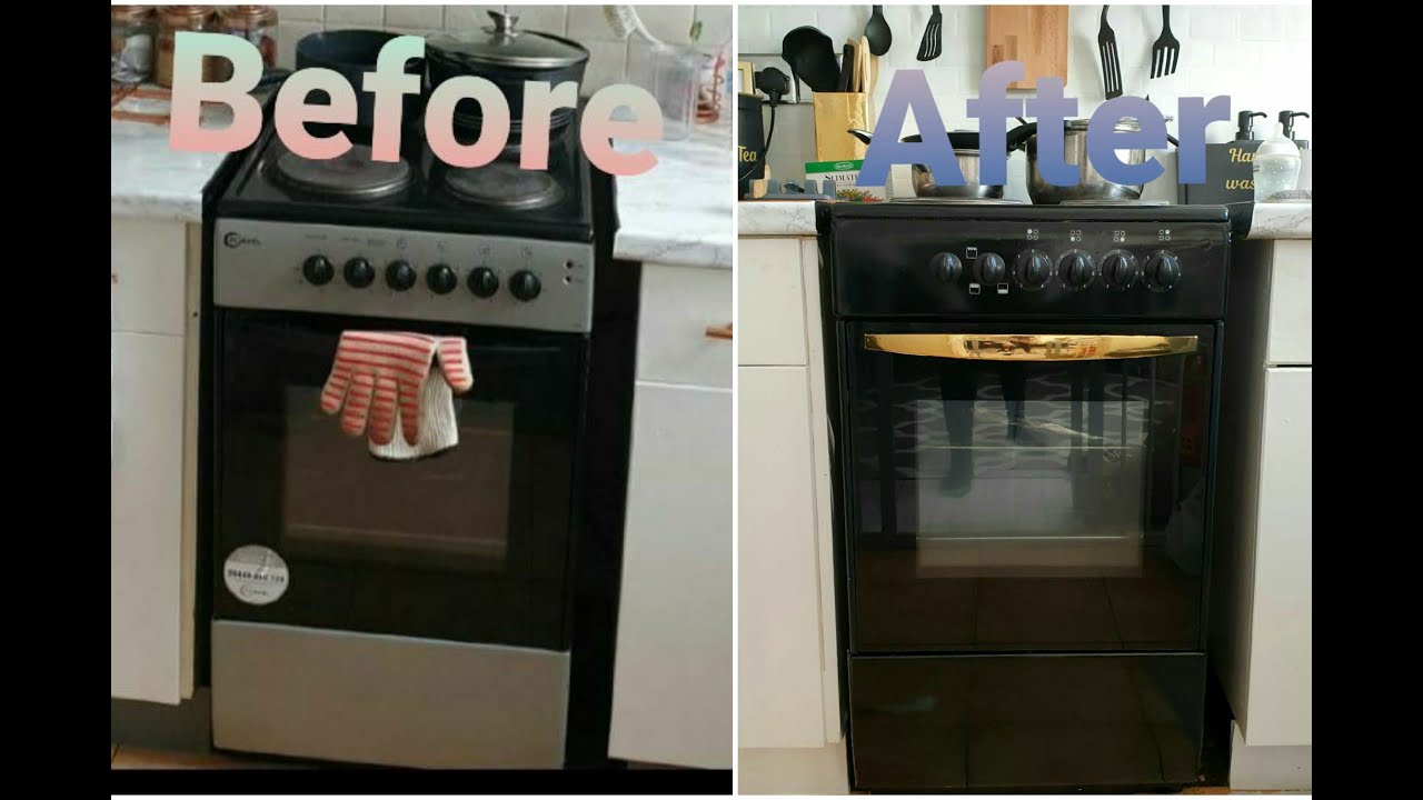 DIY DC FIX/FABLON Kitchen Cooker Makeover hack