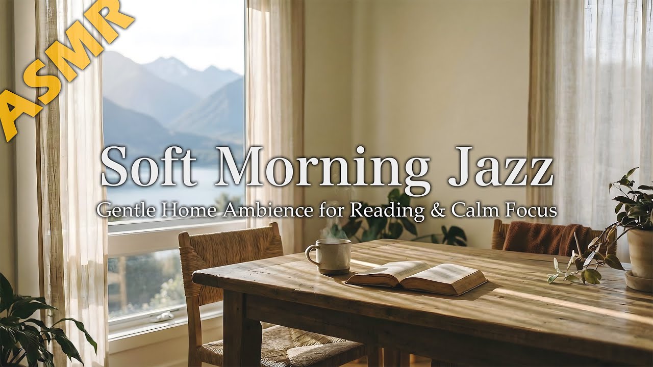 ASMR Soft Morning Jazz – Gentle Home Ambience for Reading & Calm Focus | AEP05