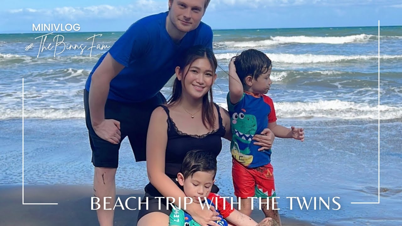 Finally! Beach Time with the Twins! | #TheBinnsFam