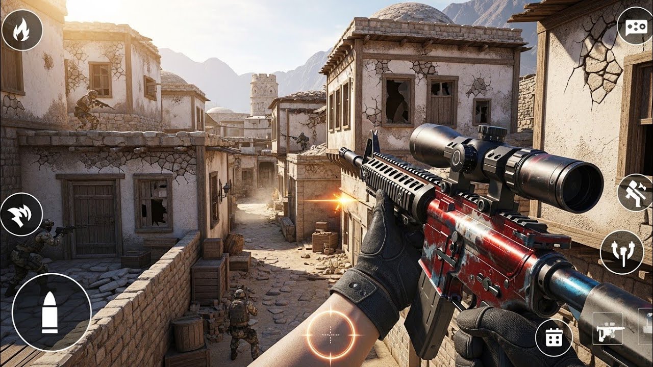 Gun Strike FPS Shooting Game - Banduk Wala Goli Wala Game - Android GamePlay