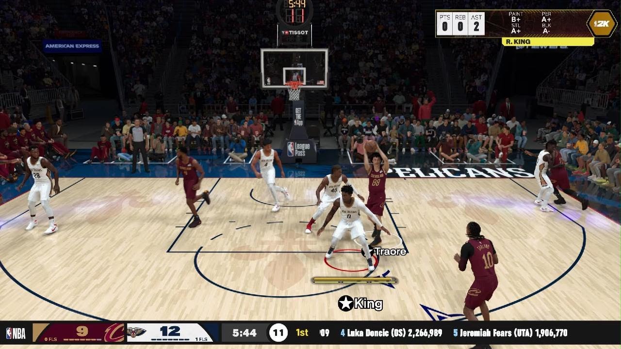NBA 2K26 pelicans rebuild year 8 game 51 pels cavs