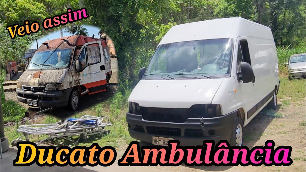 Ducato Ambulância está de volta, fase de acabamento, diversos trabalhos 
