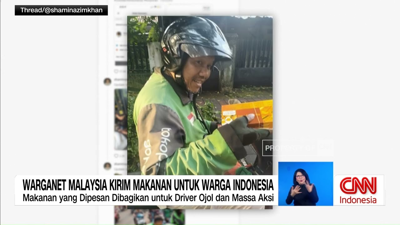 Wujud Solidaritas, Warganet Malaysia Ramai Ramai Pesan Makanan di Ojol