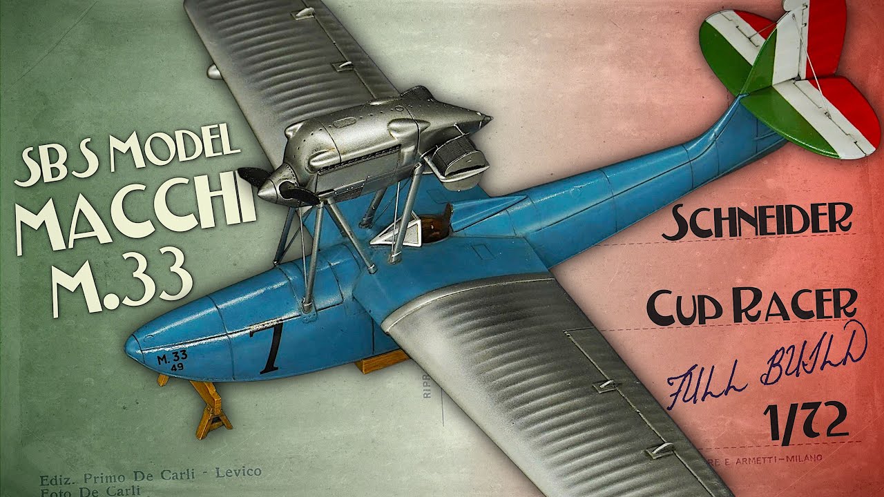 Модель SBS | Macchi M33 Schneider Cup Racer 1/72