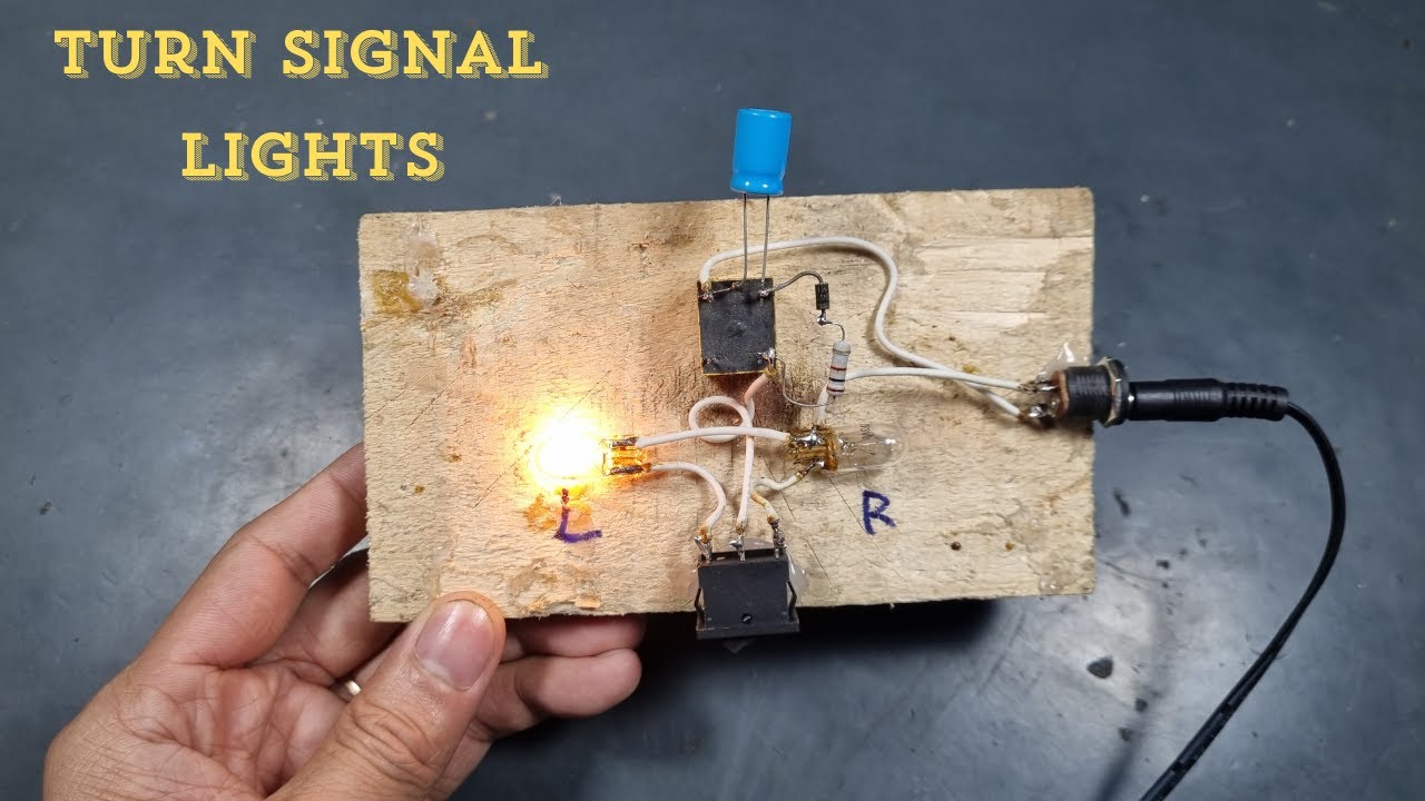 Turn signal circuit using a relay is surprisingly simple.