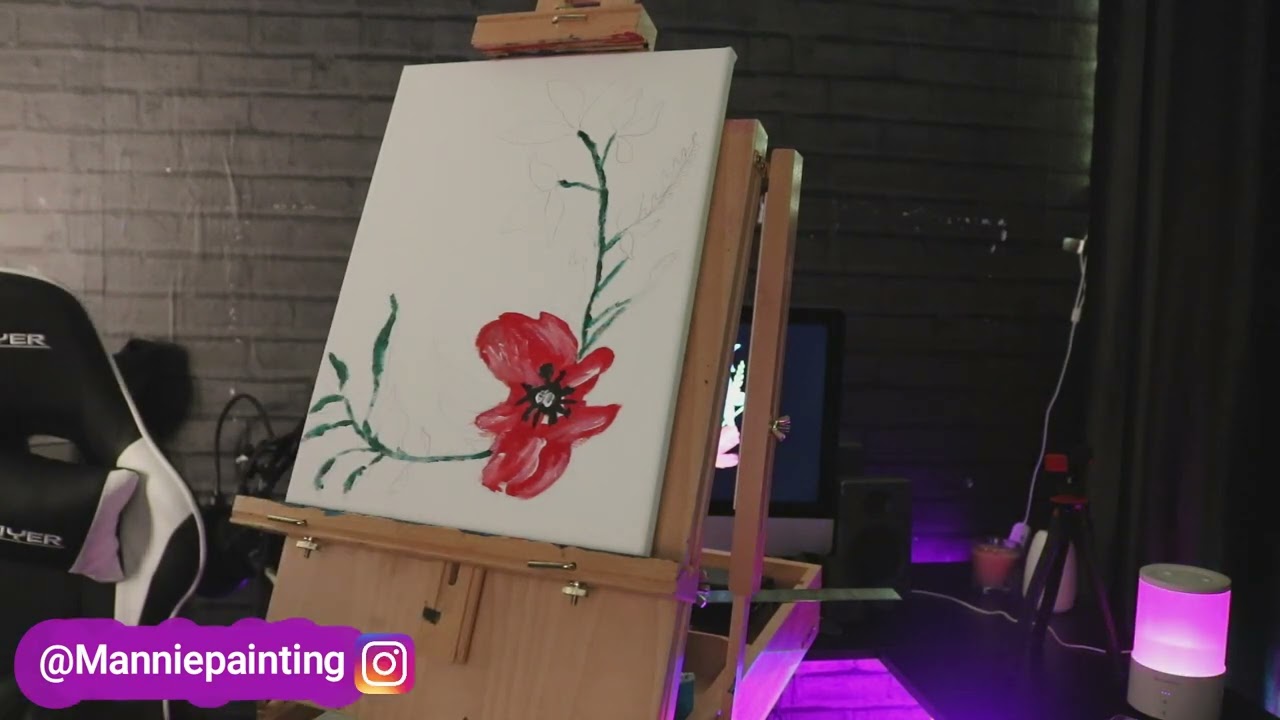 How to draw and  Paint a Flower#drawing #art