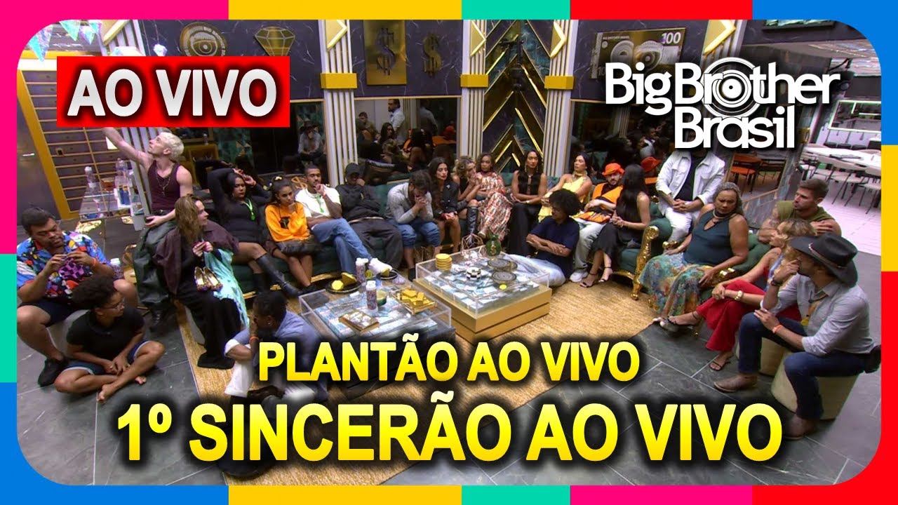 BBB 26: 1º Sincerão AO VIVO - Big Brother Brasil 2026 - 19/01/2026 #BBB26 AO VIVO