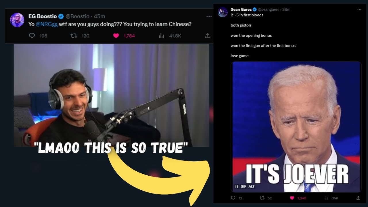 Tarik Reacts To Valorant Community Roasting NRG For Losing Vs BiliBili