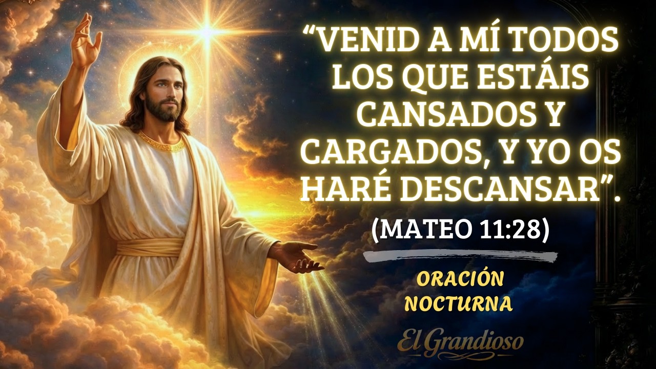 Si estás CANSADO y PREOCUPADO, escucha esta oración antes de dormir