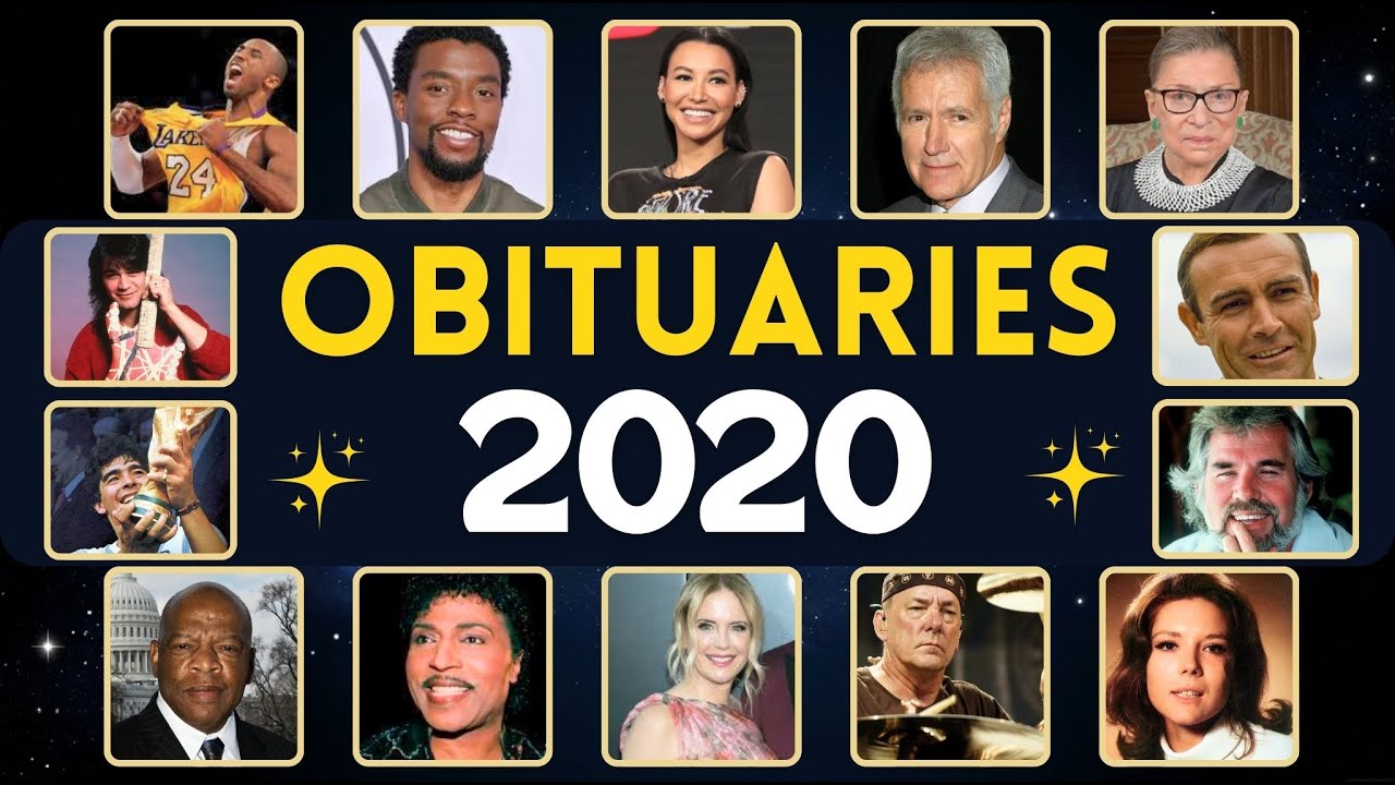 2020 Obituaries: Celebrating the Icons and Legends We Lost (In Memoriam)