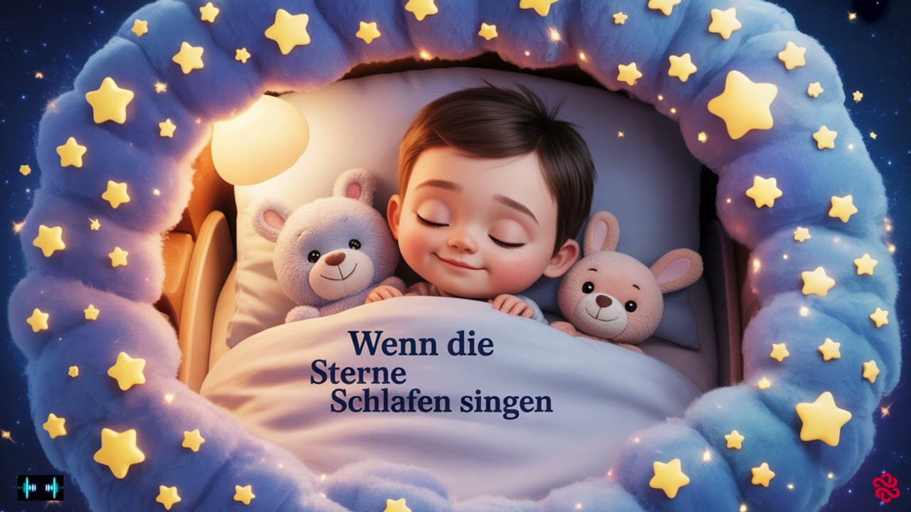 Soothing Lullaby Song for Kids & Babies – Wenn die Sterne Schlafen singen | Calm Sleep Music