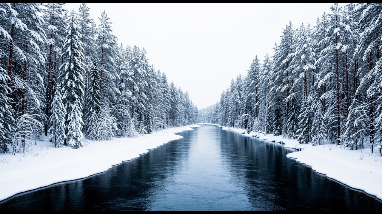 🌊 River Sounds for Sleeping – Beat Insomnia, Calm Forest Water 4K