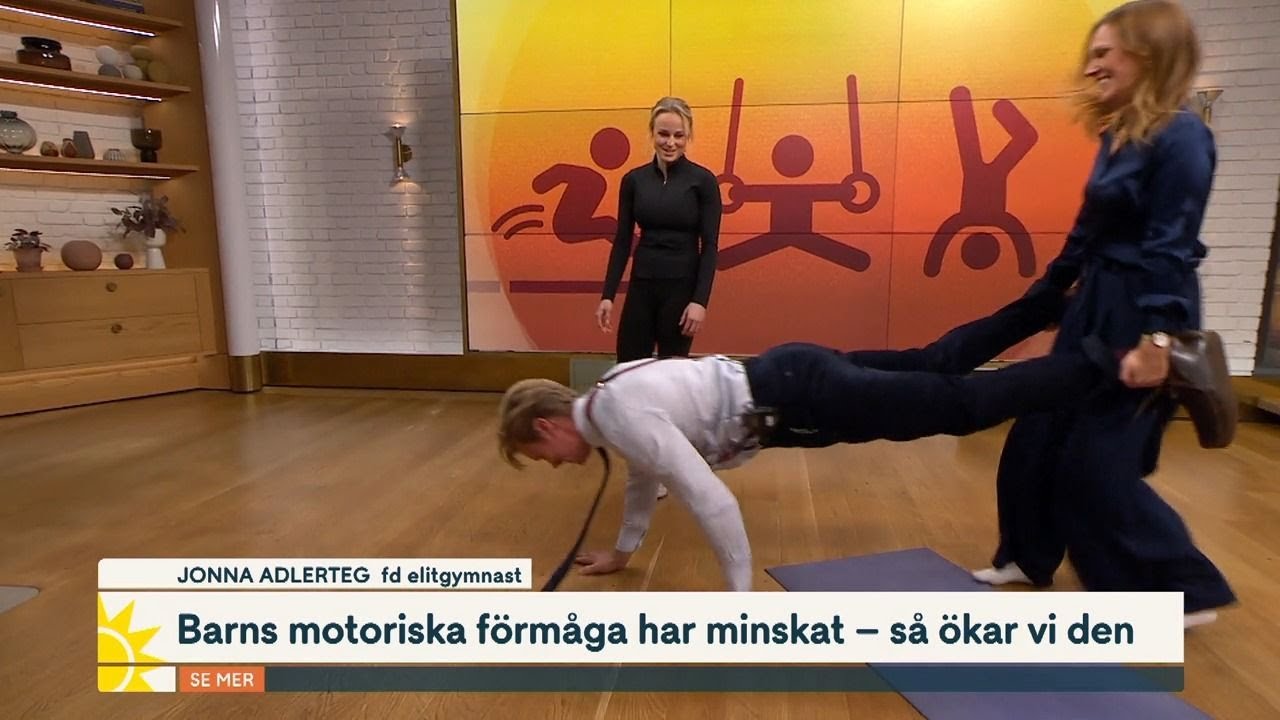 Så stärker du barnens motorik – och din egen | Nyhetsmorgon | TV4 & TV4 Play