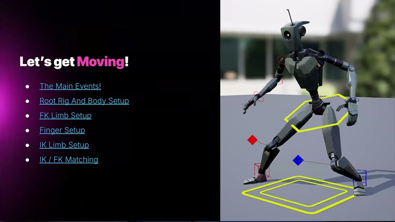 UE Control rig : Biped rigging - part 1 (Ferris Webby)