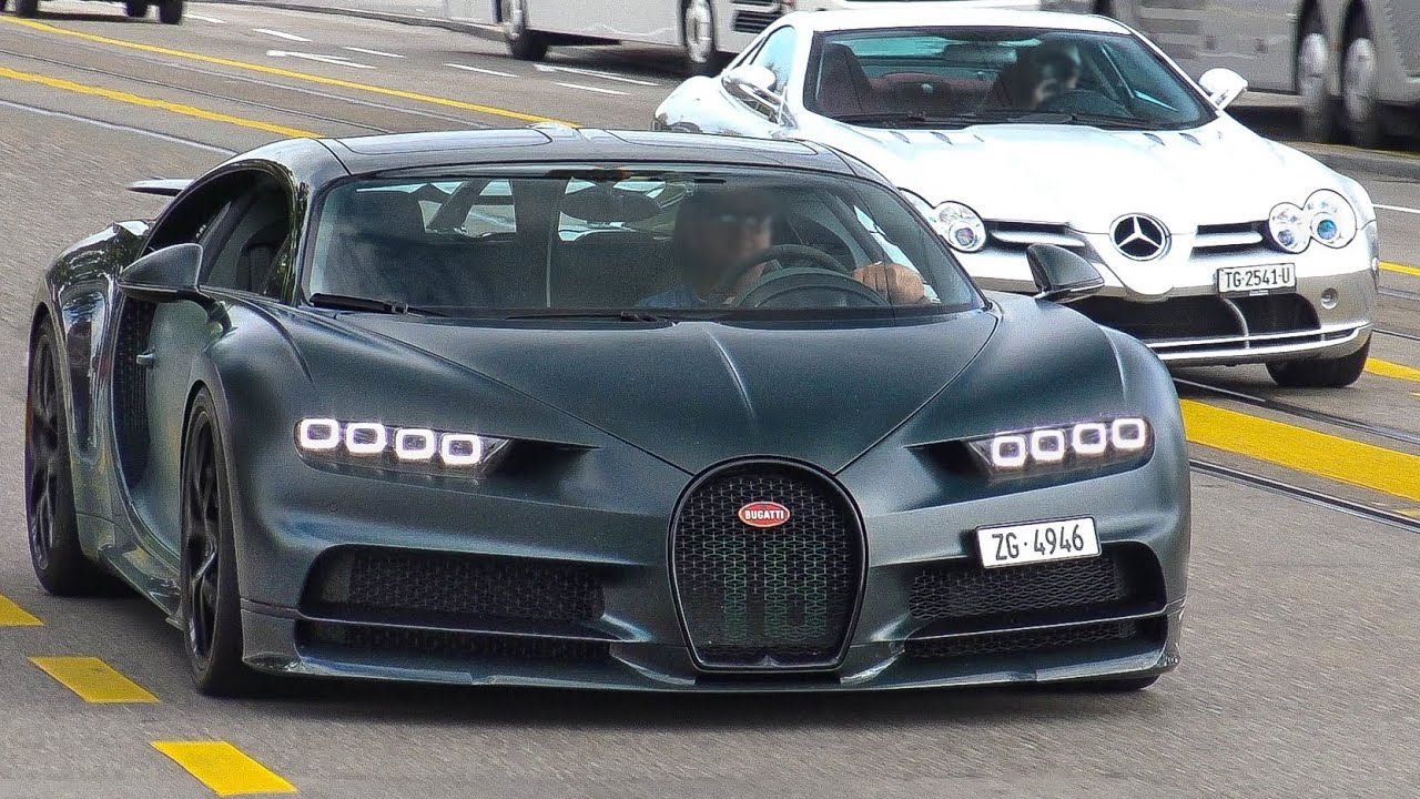 Cars in Zürich #138 - (Chiron Sport, LaFerrari, SLR, V12 Vantage AMR, Revuelto, 675LT, SV, GT3RS)