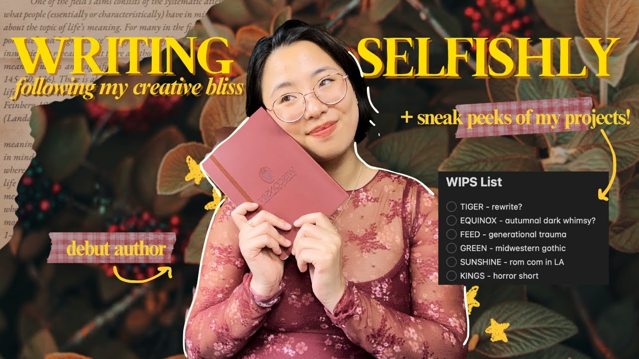 🍂 i finished my book AND school… now what? // exploratory writing vlog + yapping about my WIPs