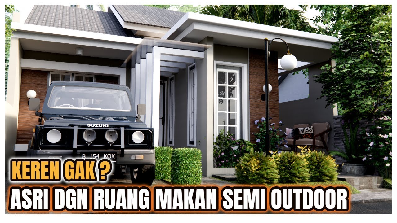 Keren bgt! Kalian Bakal Betah Gak? Rumah 8x12 Minimalis Dgn R. Keluarga Super Nyaman
