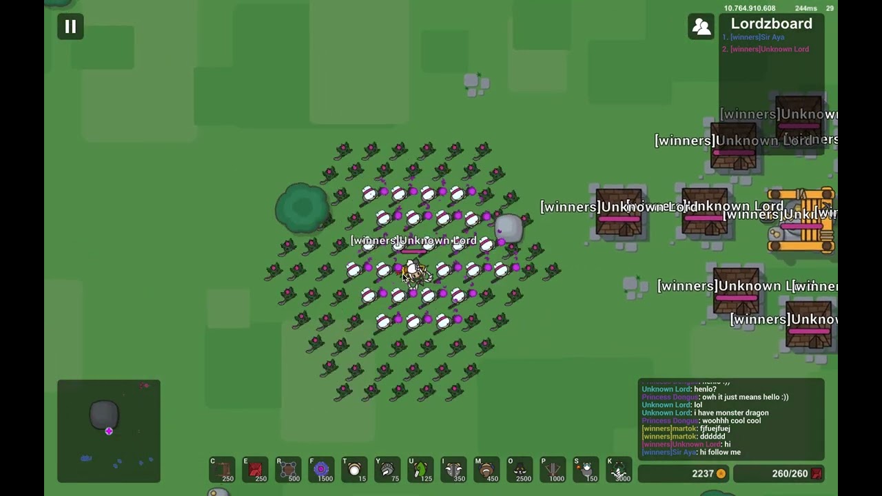 How to destroy the fortress in Lordz.io quickly.
