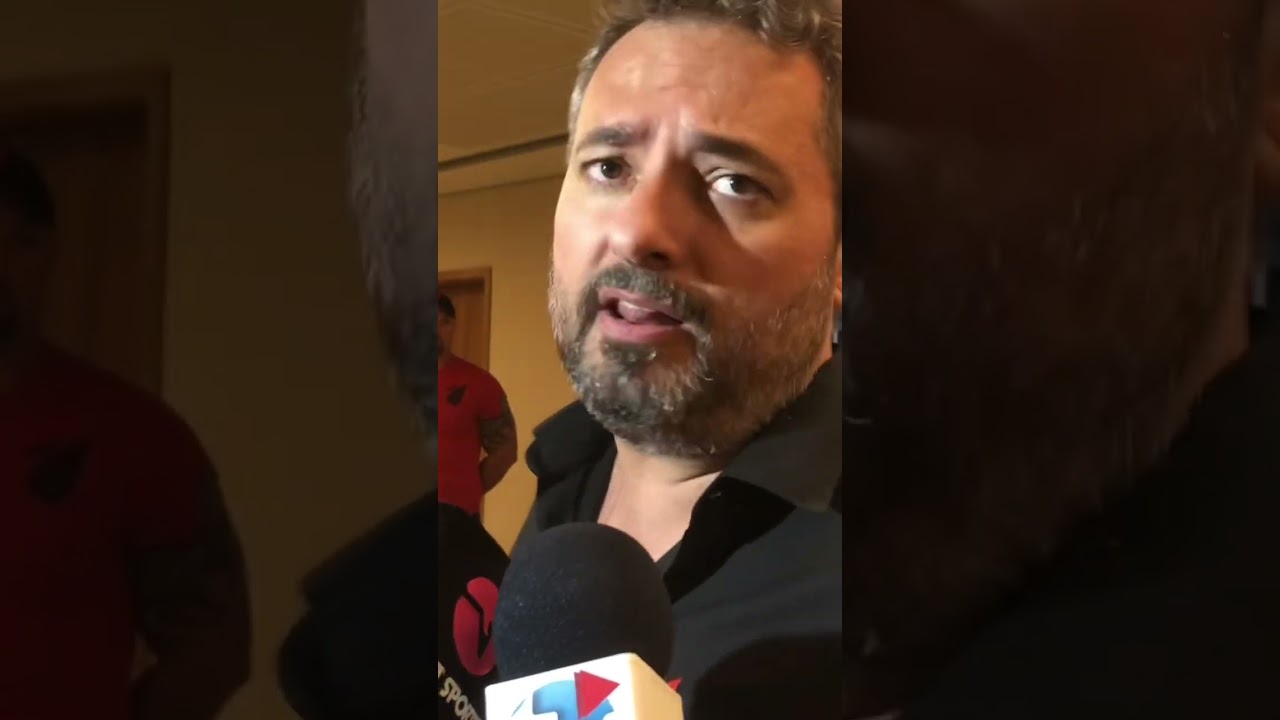 Alexandre Mattos, dirigente do CAP, reclamou das faltas de Arrascaeta e Gabigol: &ldquo;Houve agress&atilde;o.&rdquo;