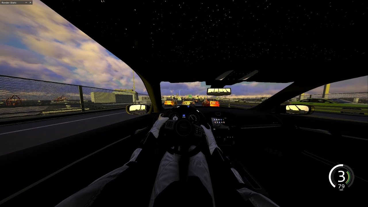 Chrysler 300 flowin thru traffic🏊‍♂️😍(Pushin P Assetto Corsa)