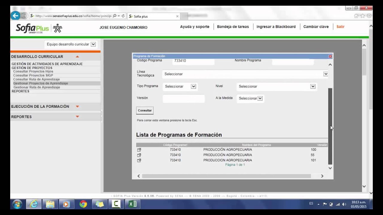 como subir un proyecto formativo en sofia plus sena