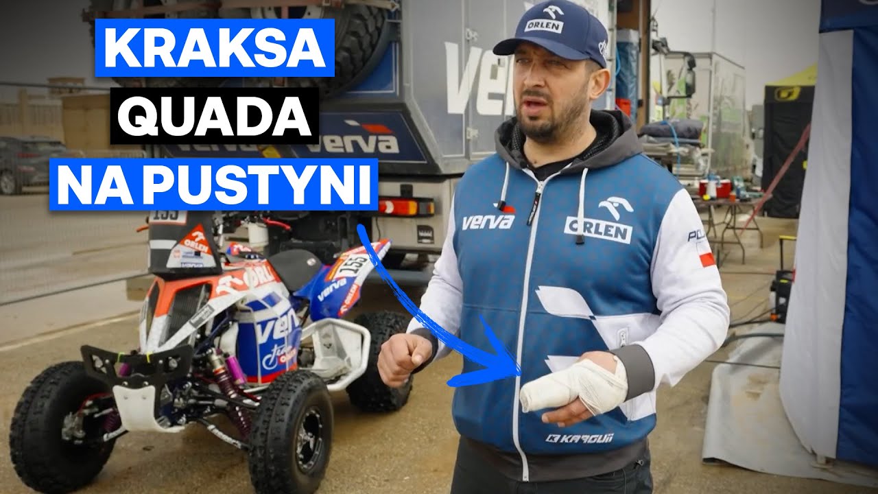 Wiśniewski: Wyrzuciło mnie i quad się po mnie przetoczył | Raport Dakar #8
