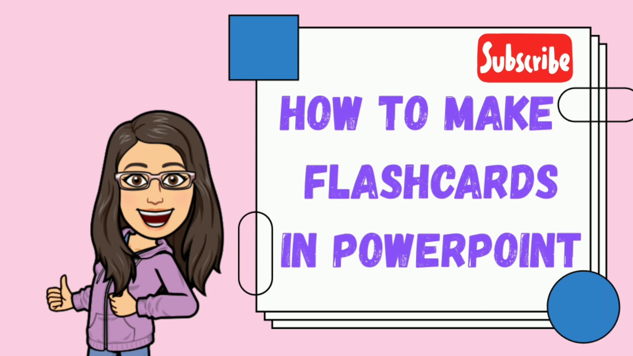 HOW TO MAKE FLASHCARDS IN POWERPOINT