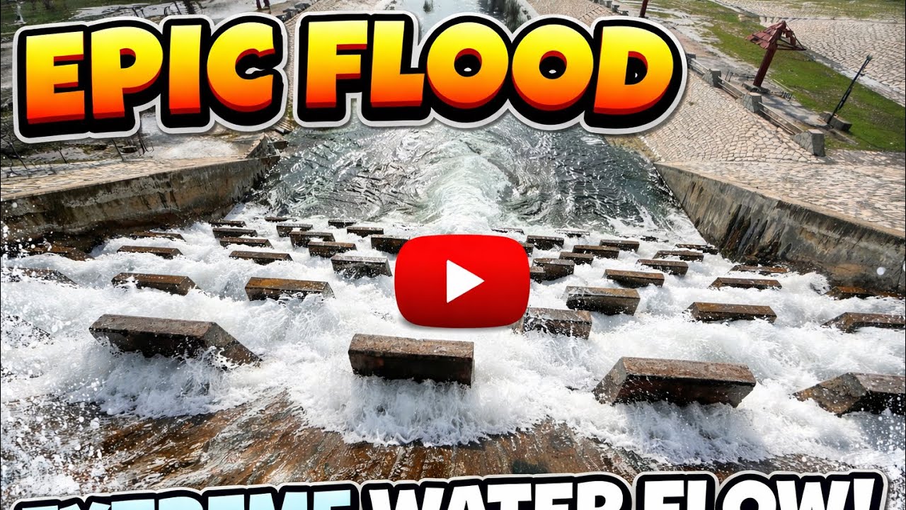 EPIC FLOOD &ndash; Extreme Water Flow at the Spillway!