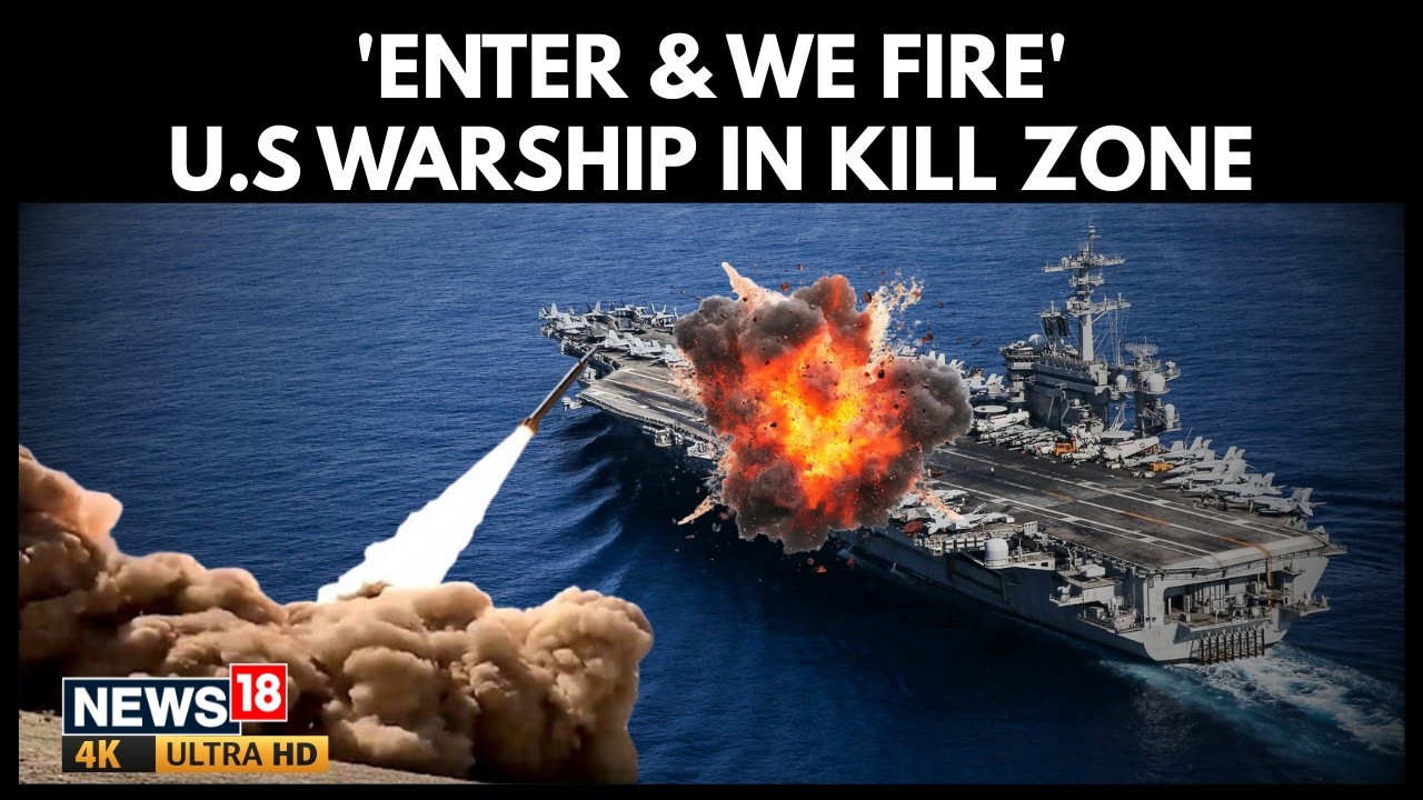 U.S-Iran War | 'Enter & We fire' Iran Threatens To Destroy USS Abraham Lincoln with Missiles | 4K