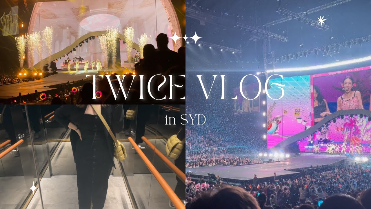 Vlog) VIP Seat - Twice @Sydney Day 2 Qudos Bank Arena