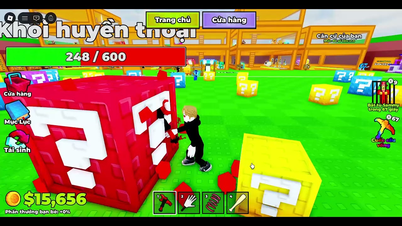 ROBLOX phá khối may mắn !