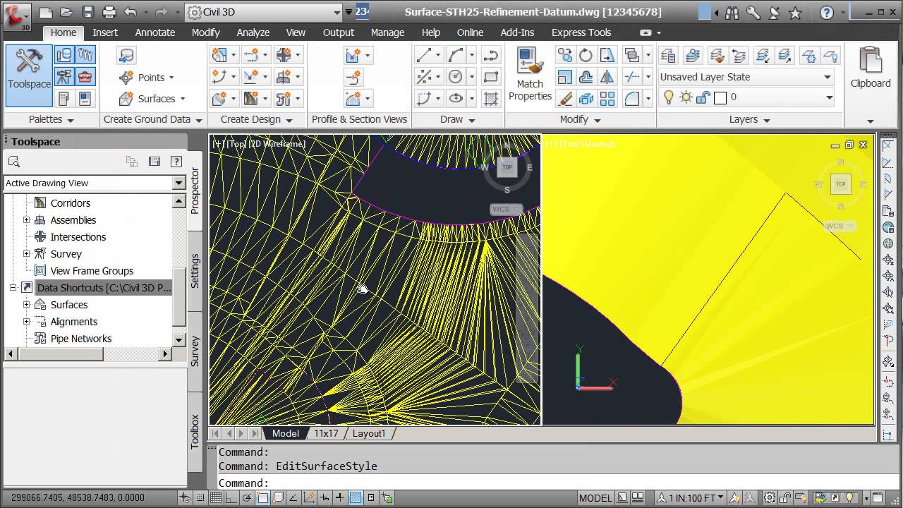 Civil 3D - Fixing Surface Holes
