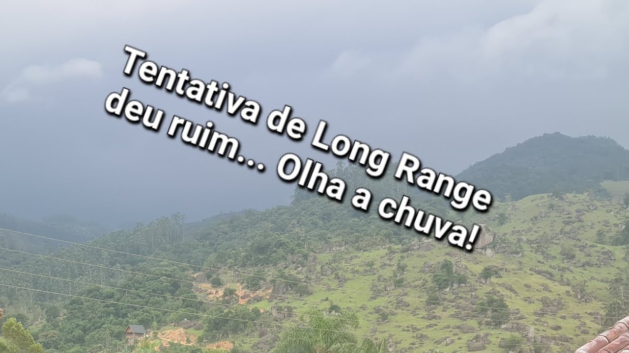 TENTATIVA DE LONG RANGE COM DJI PHANTOM 3 PRO DEU RUIM.... COMEÇOU A CHOVER!