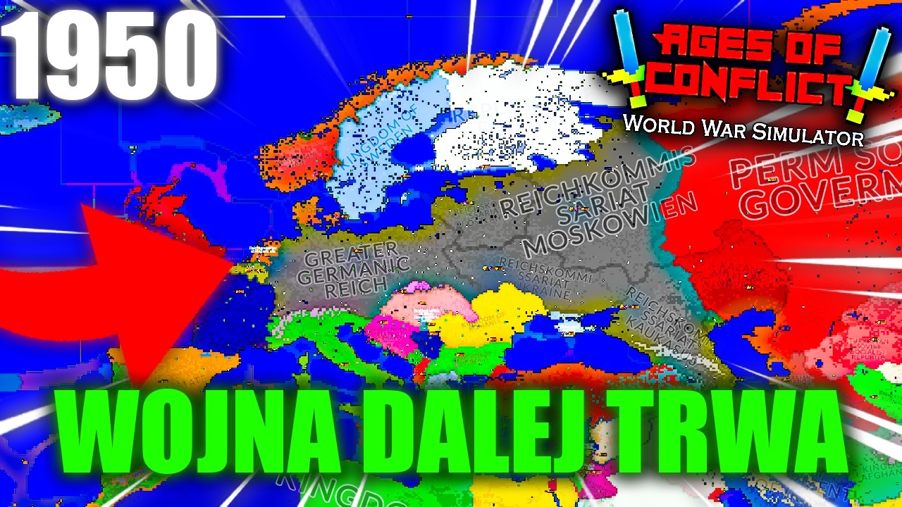 CO GDYBY 2 WOJNA ŚWIATOWA TRWAŁA PONAD 10 LAT!? Ages of Conflict