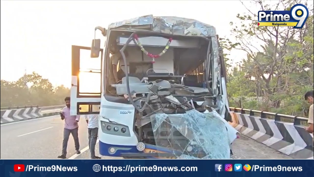 యాదాద్రి భువనగిరి జిల్లాలో ఘోర  రోడ్డు ప్రమాదం  | Prime9 Nalgonda