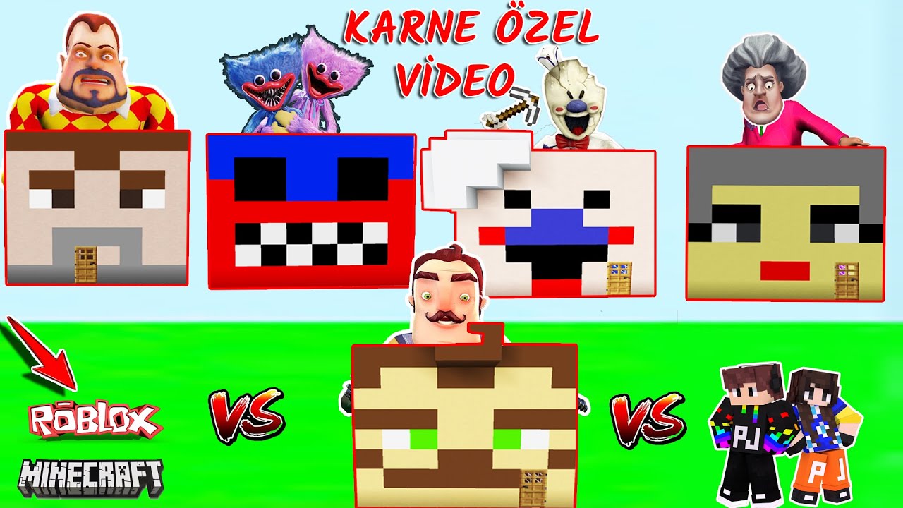 EFSANE OYUN KAFALARI -KARNE ÖZEL- 🥳 Minecraft Roblox Oyun Evleri