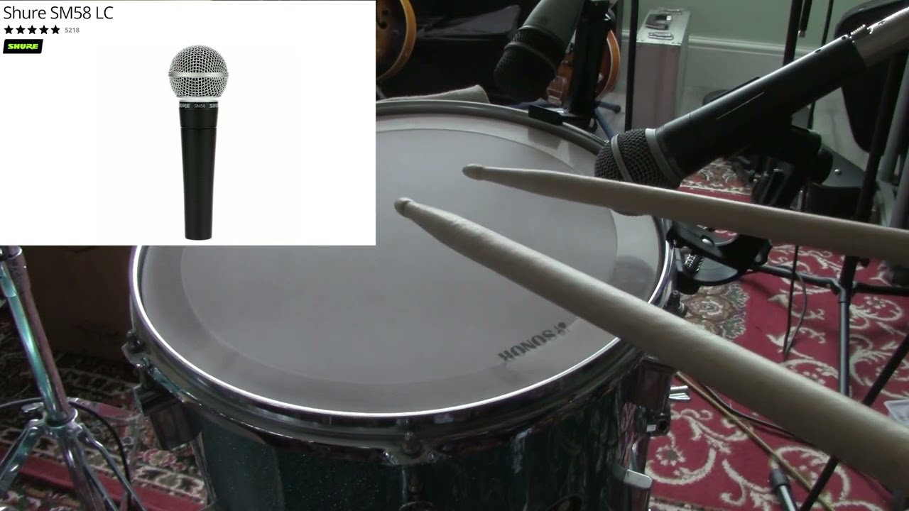 Random 30 Microphone floor tom shootout - Which is your favourite?