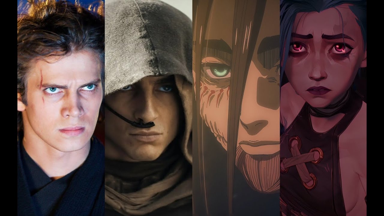 Fallen Heroes - Anakin, Paul, Eren, Jinx Edit