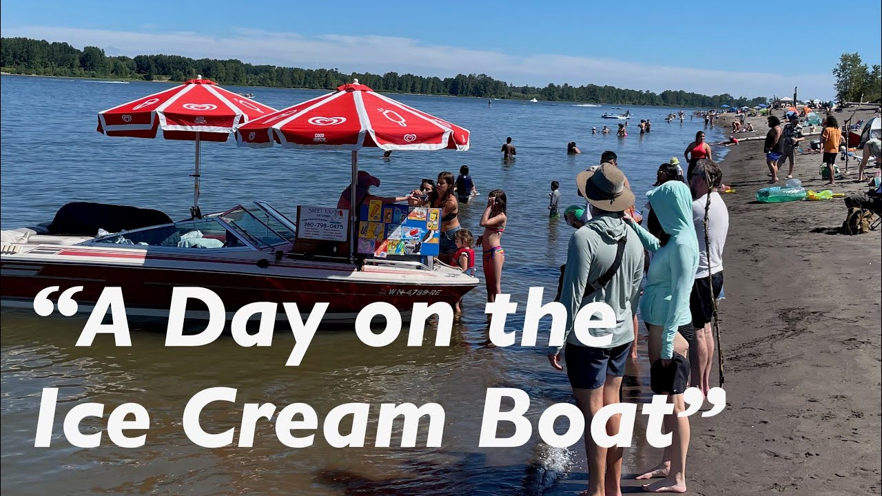 A Day on the Ice Cream Boat - Epic Ice Cream Boat Documentary #icecream #icecreamtruck #icecreamboat
