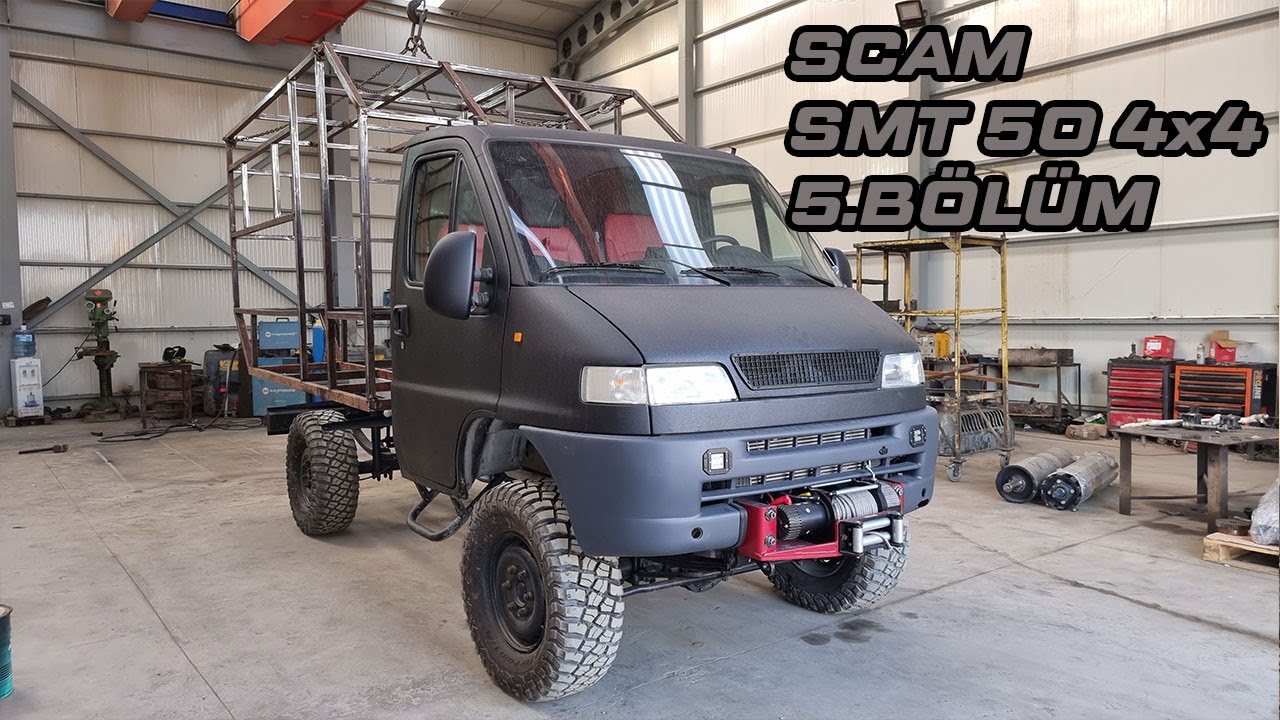Iveco Scam 4x4 Kamp Aracı 5. Bölüm (Karavan çerçevesi yapımı )